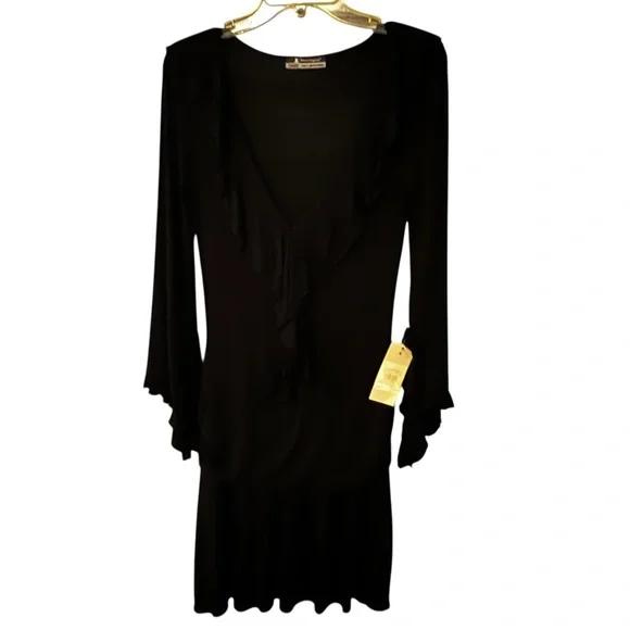 Rinascimento Linea X-Generation Witchy Goth Waist Flared Arm Dress Stevie Nichs - Picture 14 of 16